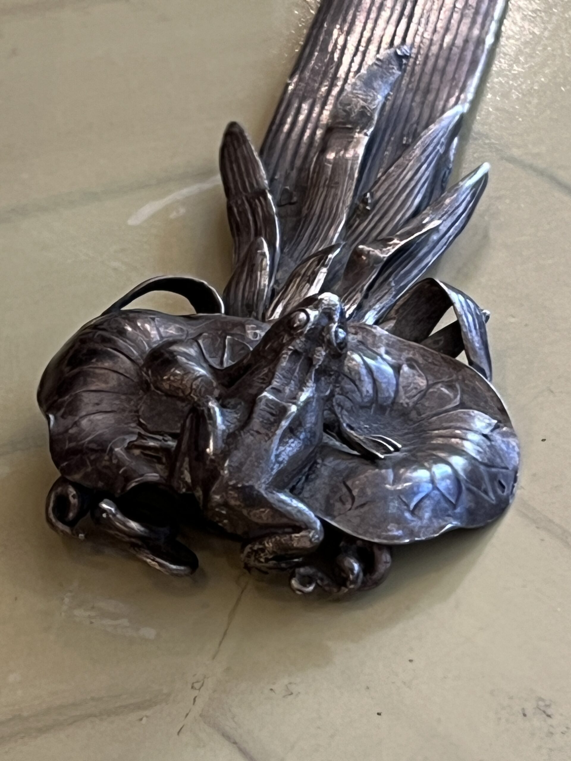 François-Désiré Froment-Meurice, joli coupe papier en argent, Art nouveau – Image 5