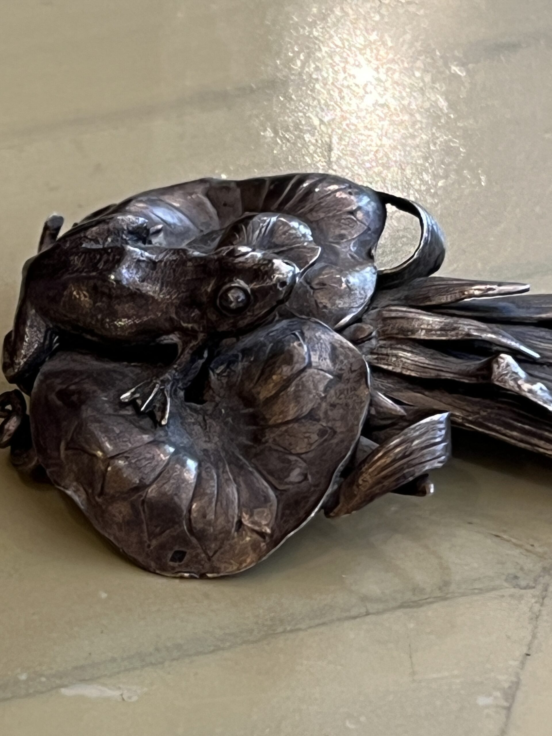 François-Désiré Froment-Meurice, joli coupe papier en argent, Art nouveau – Image 6