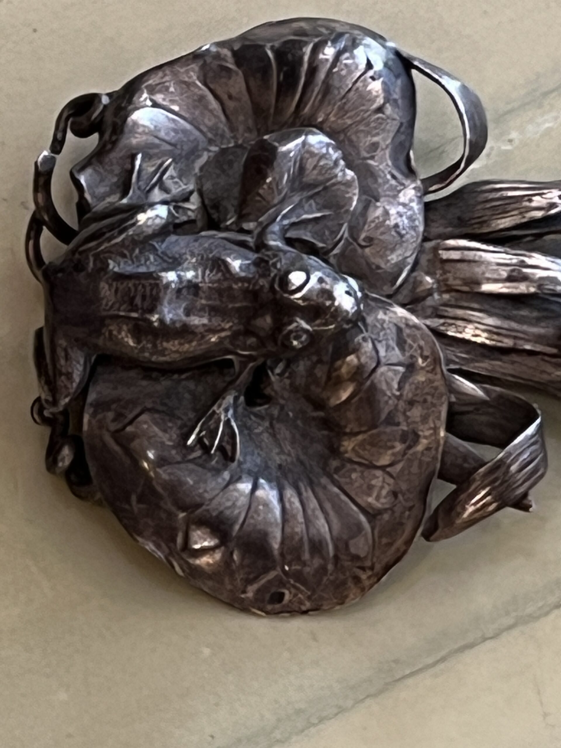 François-Désiré Froment-Meurice, joli coupe papier en argent, Art nouveau – Image 8