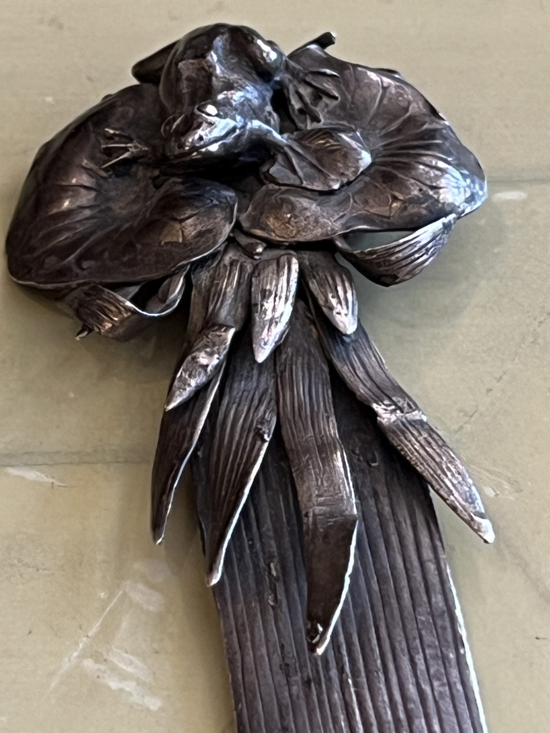 François-Désiré Froment-Meurice, joli coupe papier en argent, Art nouveau – Image 10