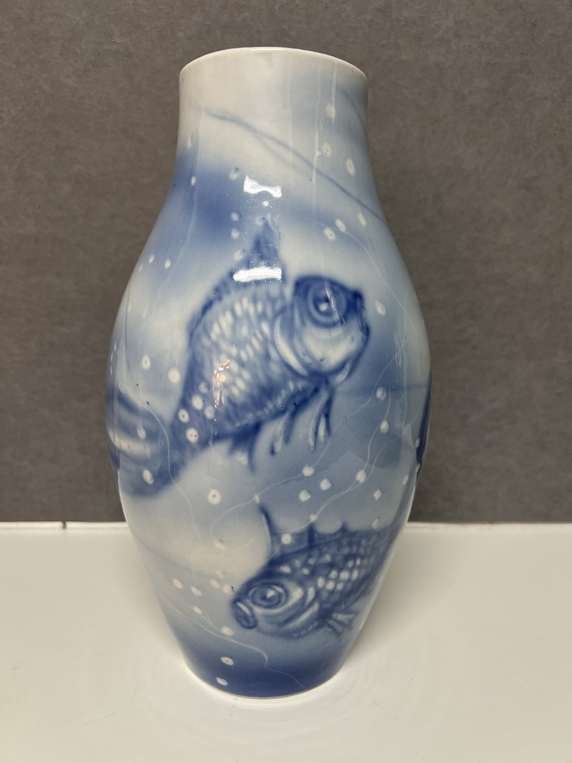 Rare vase en porcelaine de OISSEL ( Normandie ) – Image 2