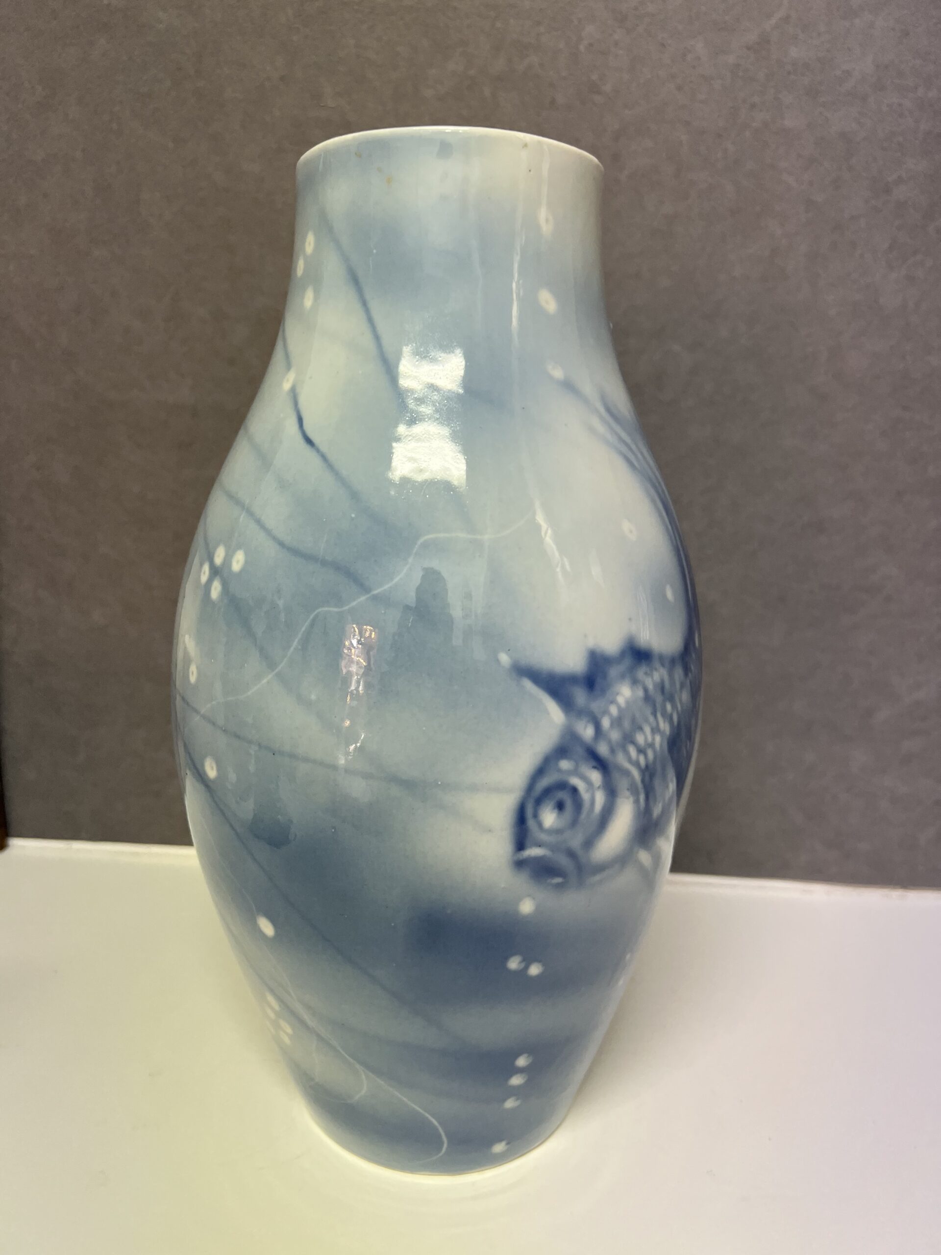 Rare vase en porcelaine de OISSEL ( Normandie ) – Image 5