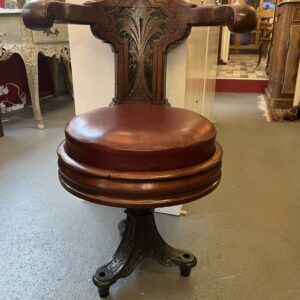 Rare fauteuil pivotant ancien de Paquebot