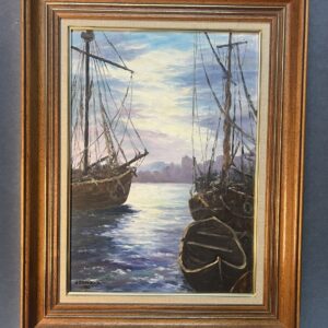 Tableau signé G. Bournonville et daté 1986