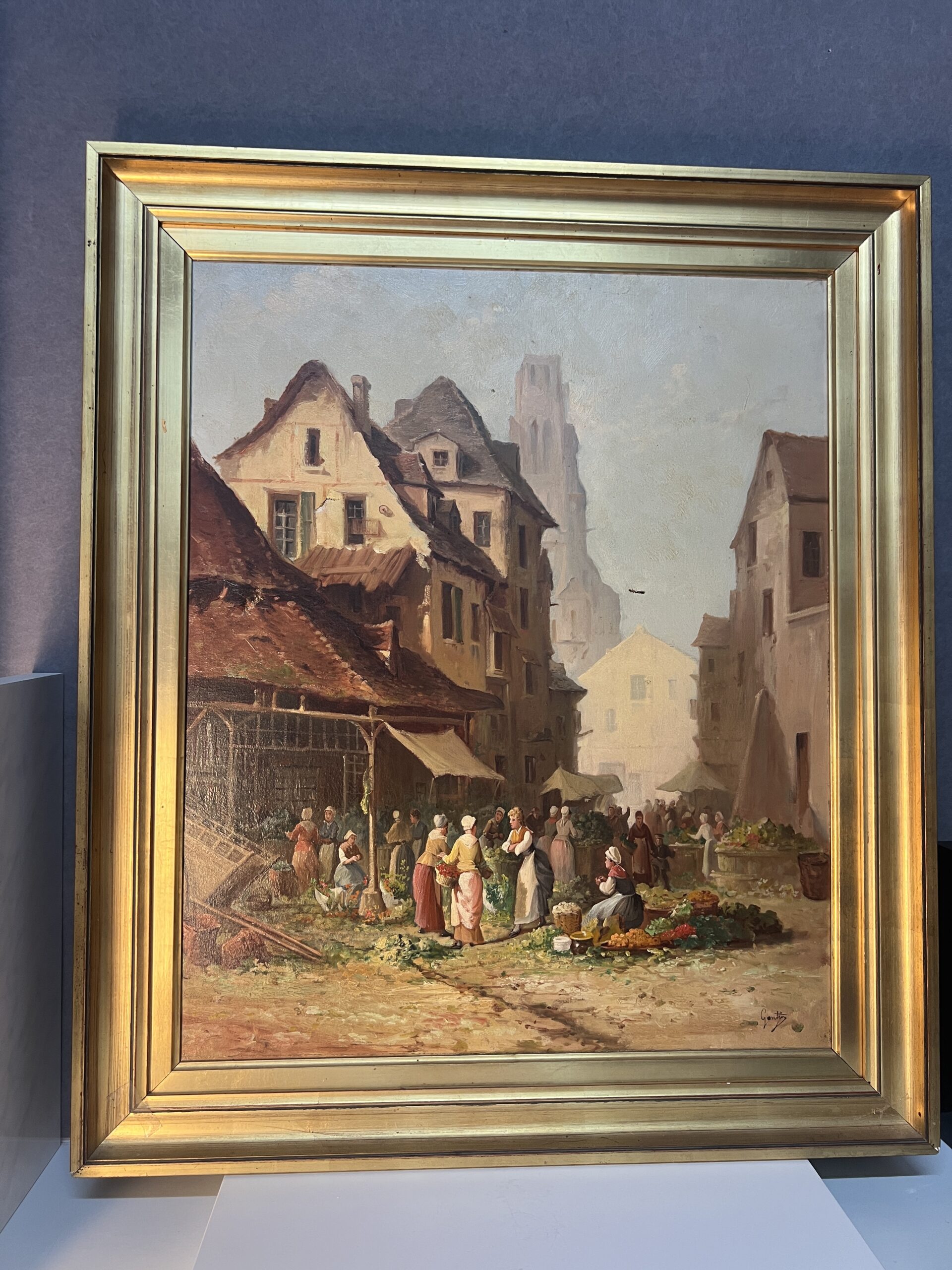 Clément Gontier (1876-1918) huile sur toile