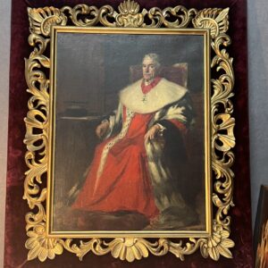 Huile sur toile d'un portrait de Merville, signé Marcel Baschet