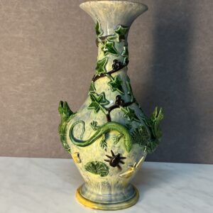 Vase Majolica Palissy