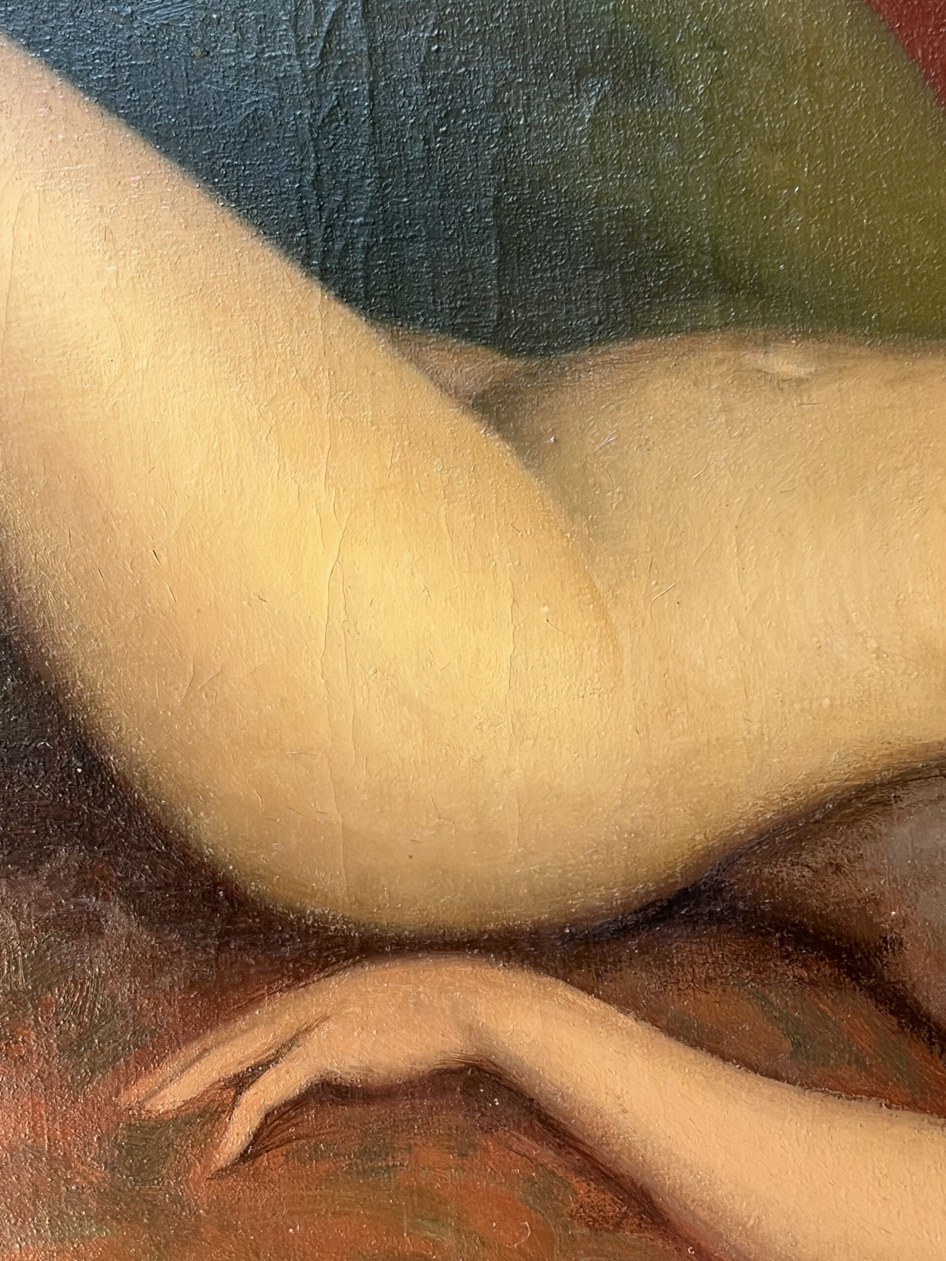 Jean JANNEL, jeune femme dénudée 1930 nue, huile sur toile – Image 6