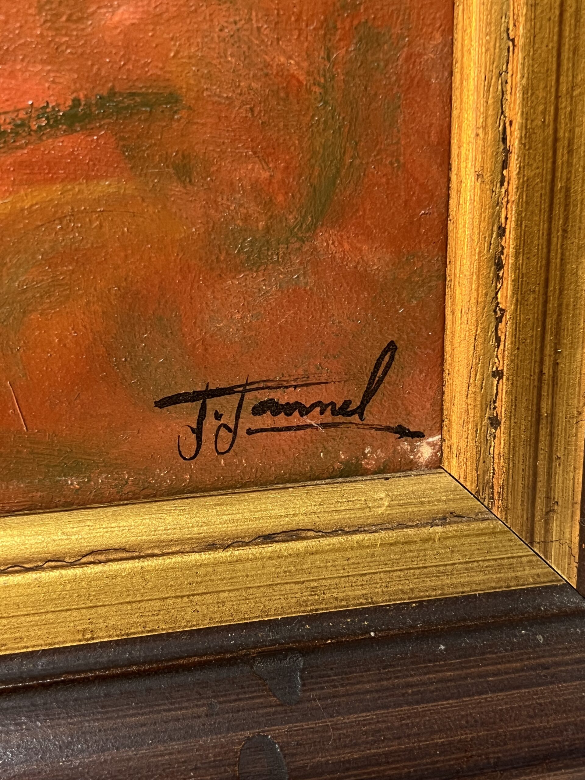 Jean JANNEL, jeune femme dénudée 1930 nue, huile sur toile – Image 10