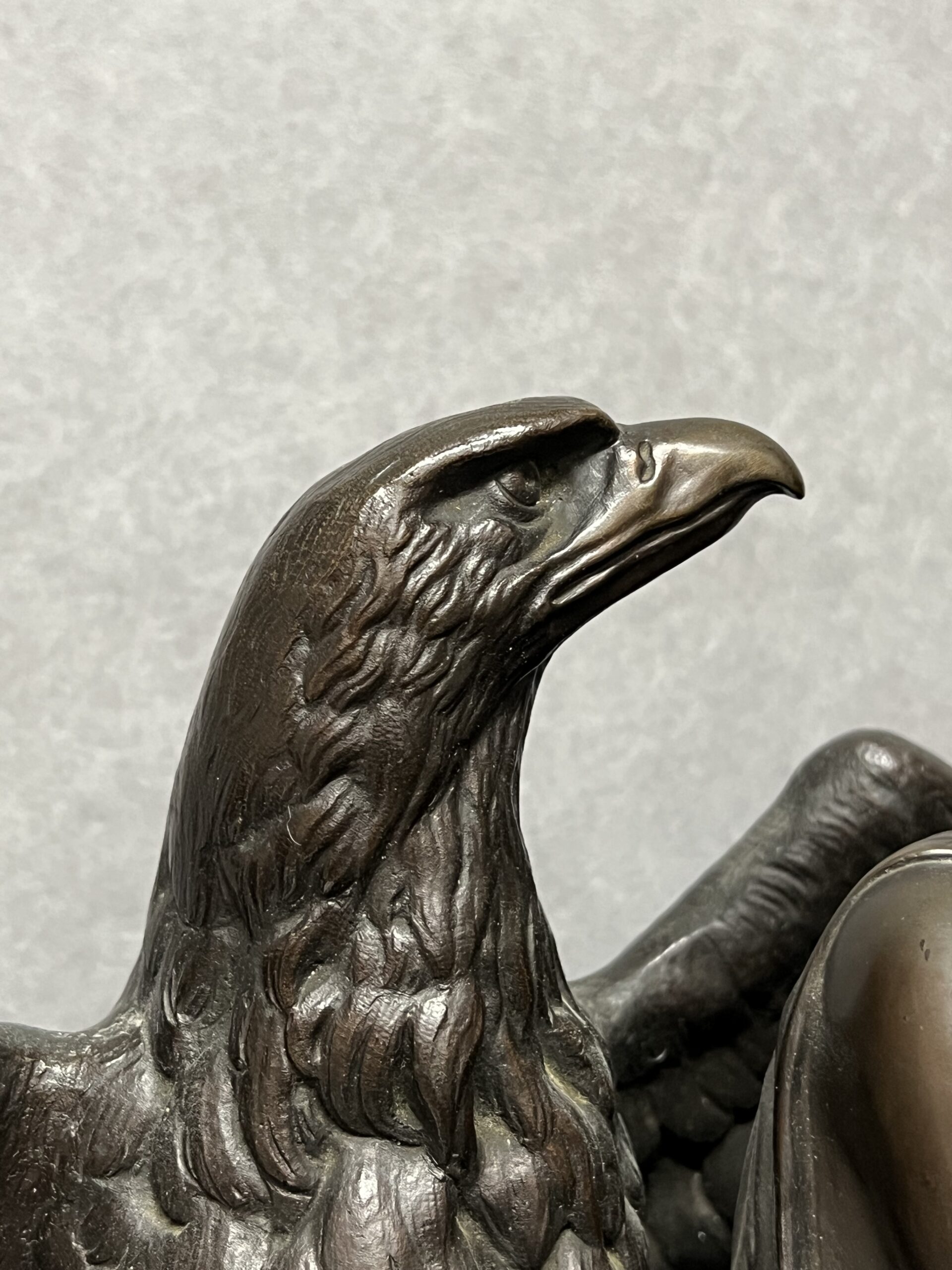 Grande pendule bronze sculptée de Hébé et Jupiter par James Pradier (1790-1852) – Image 4