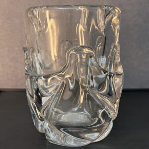 Vase épais en cristal de Saint Louis