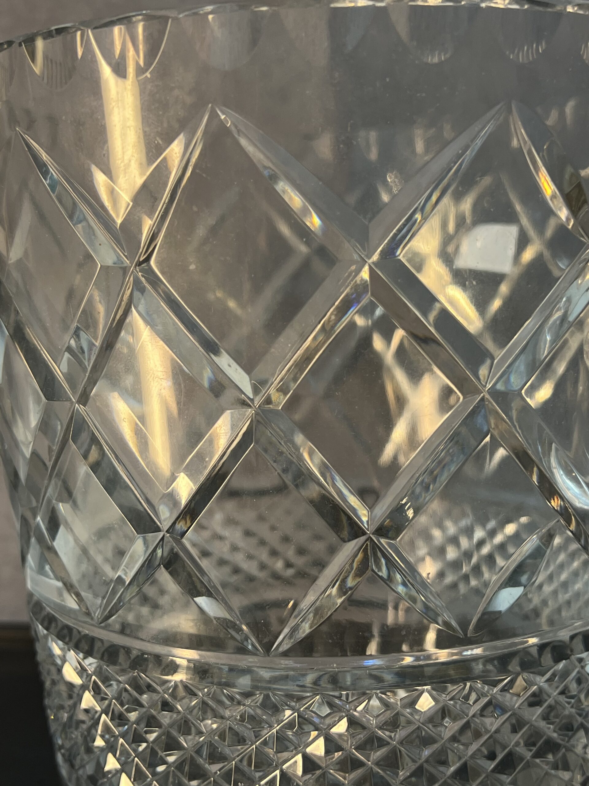 Sceau à champagne en cristal taillé – Image 3