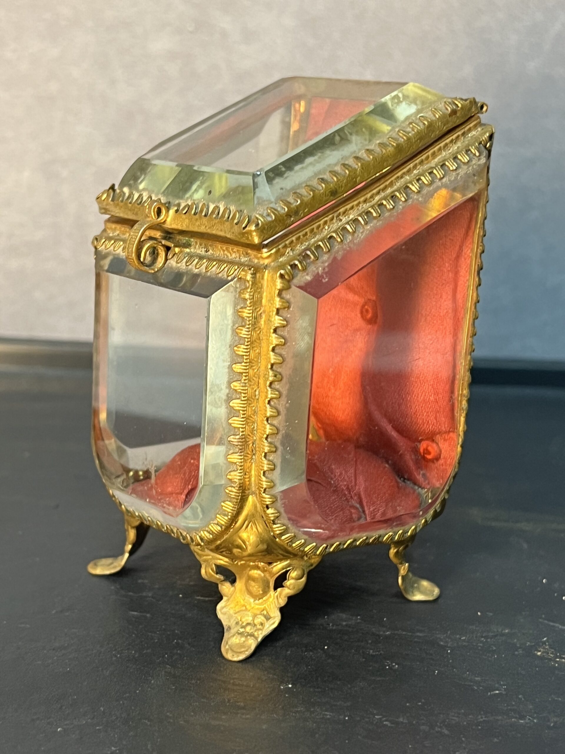 Coffret porte montre à gousset de poche, carreaux biseautés – Image 2