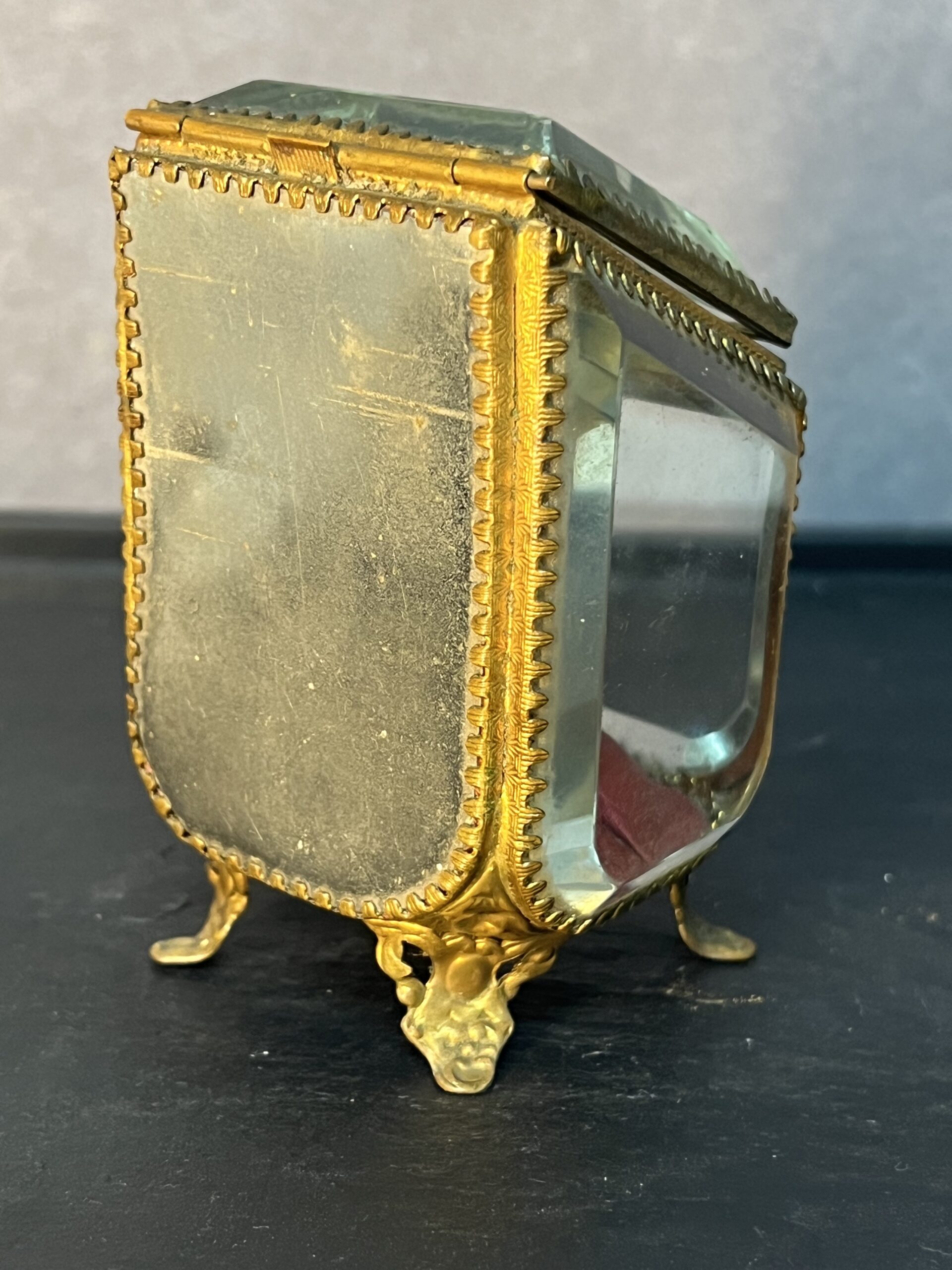 Coffret porte montre à gousset de poche, carreaux biseautés – Image 4