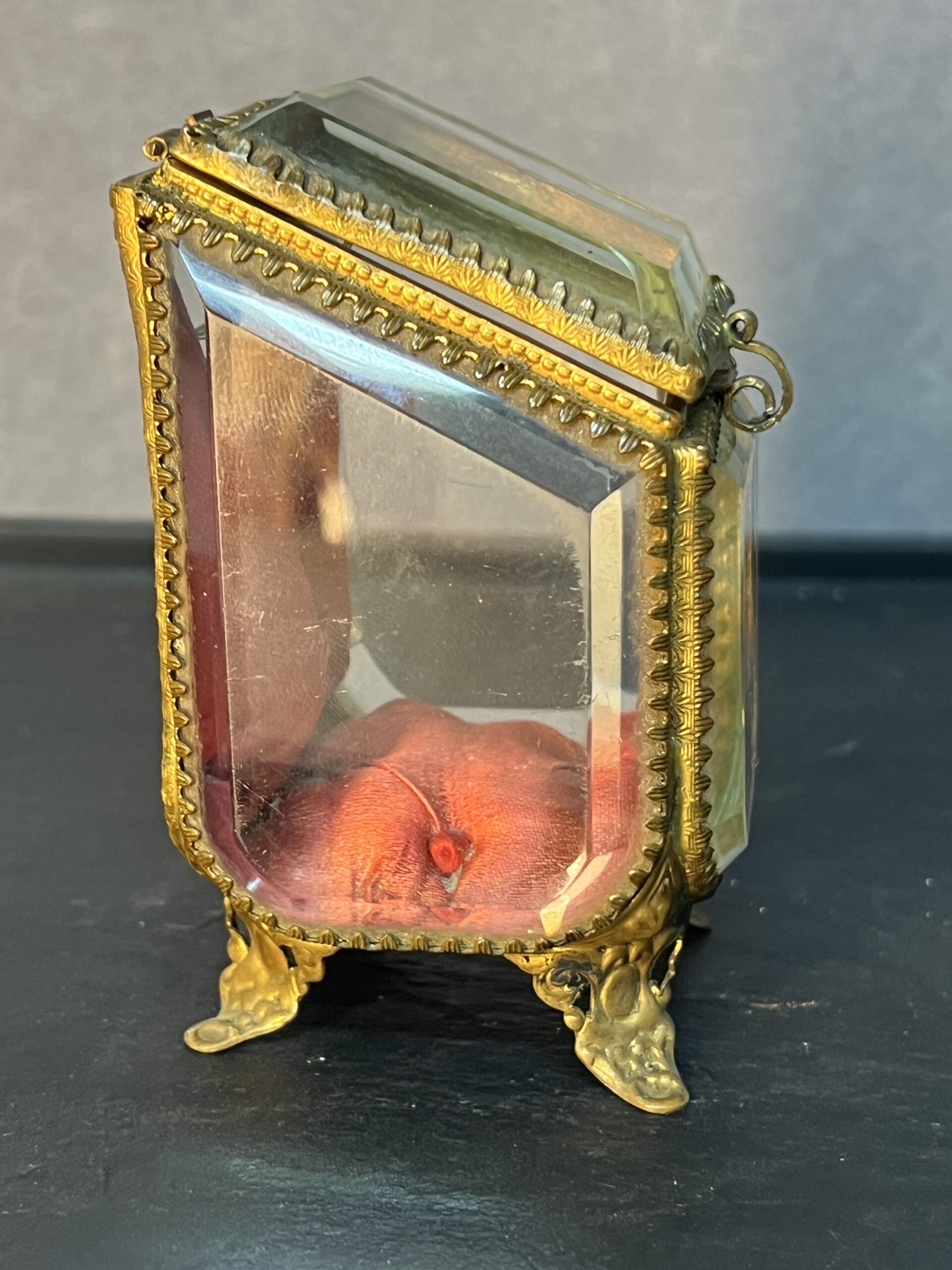 Coffret porte montre à gousset de poche, carreaux biseautés – Image 5