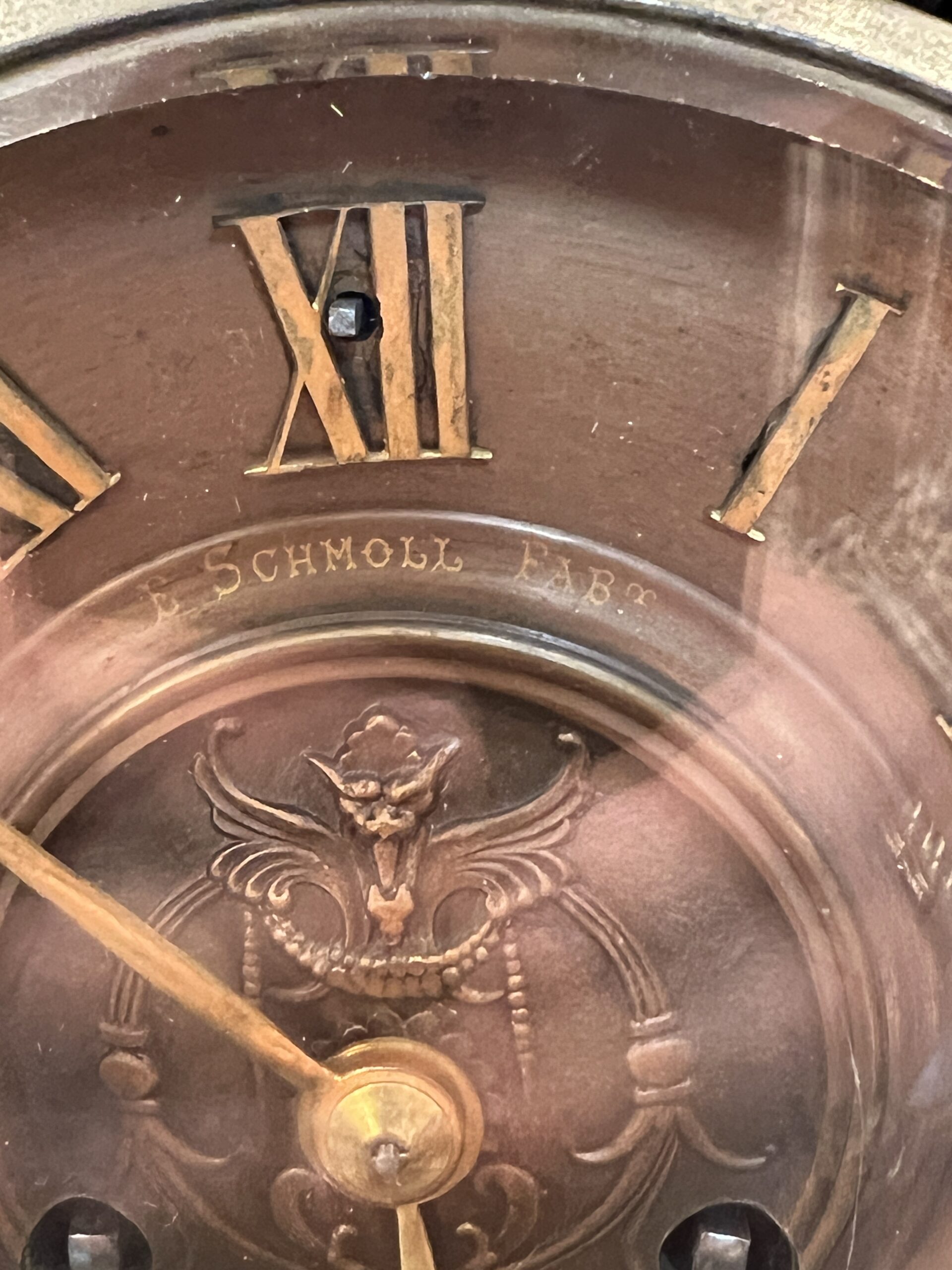 Imposante garniture de cheminée XIXe en bronze de Moreau – Image 7