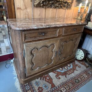 Buffet de chasse style Bressan, dessus marbre, XIXe siècle