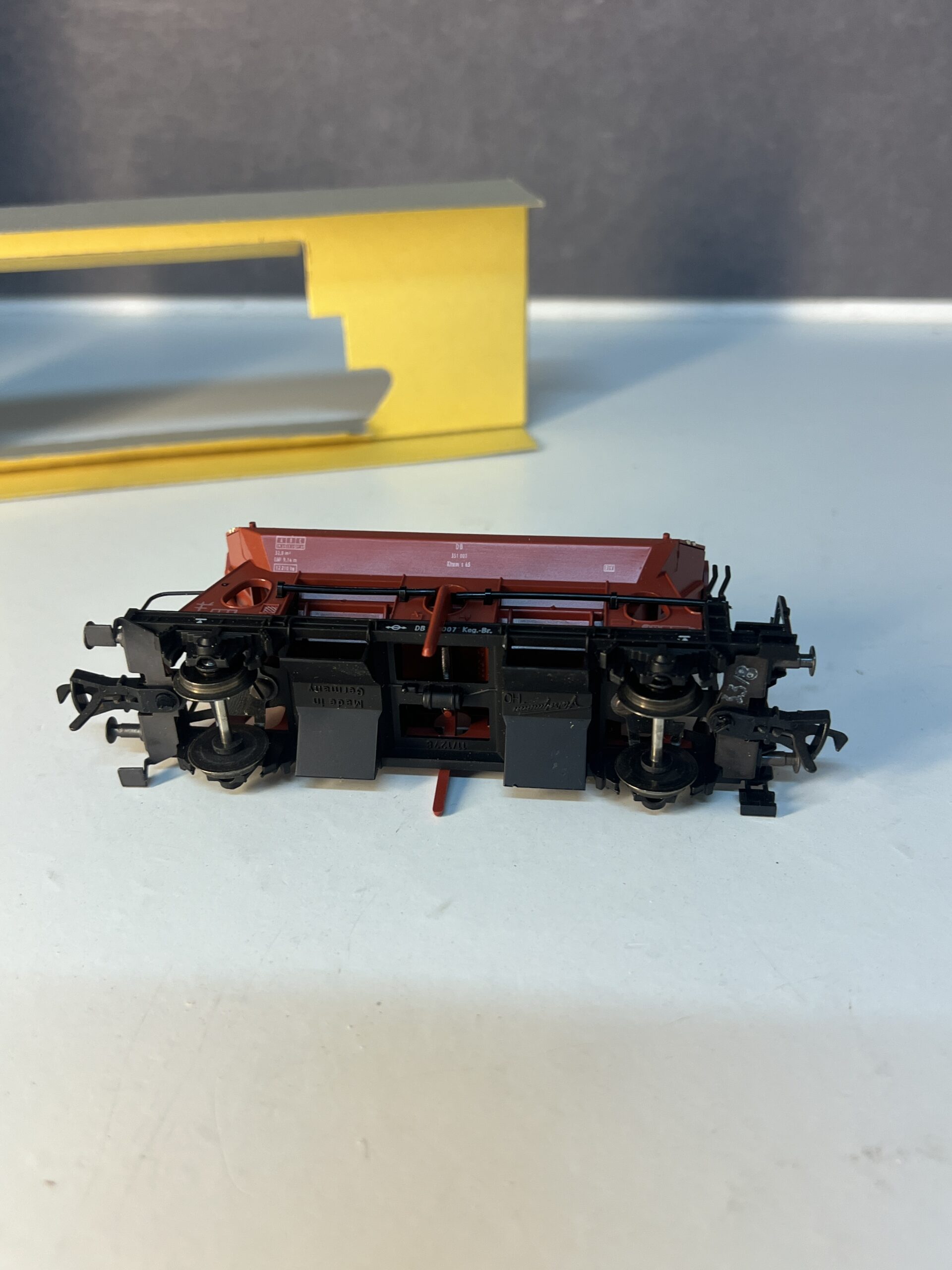 wagon fleischmann ho db 351007 ho, réf. 1486, un modèle de collection de grande qualité