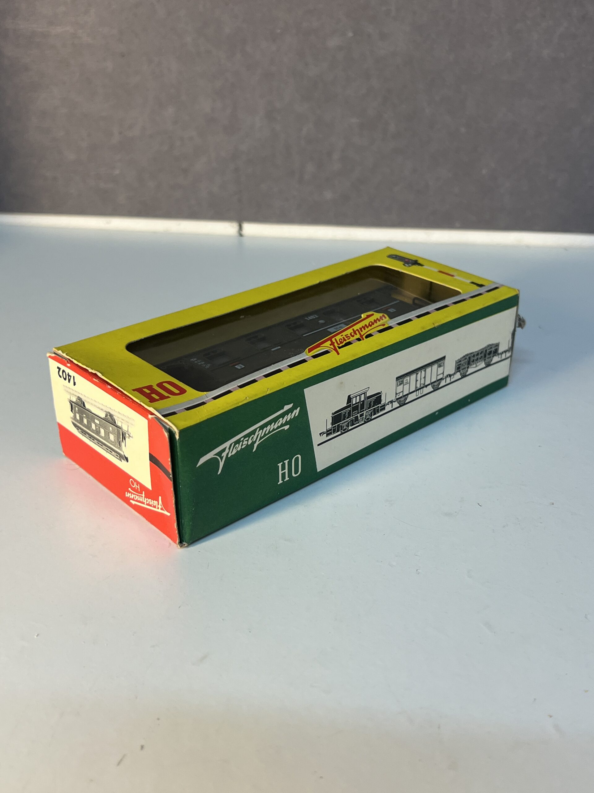 fleischmann 1402, voiture ancienne à 2 essieux type ccitr 3 kl. kpev