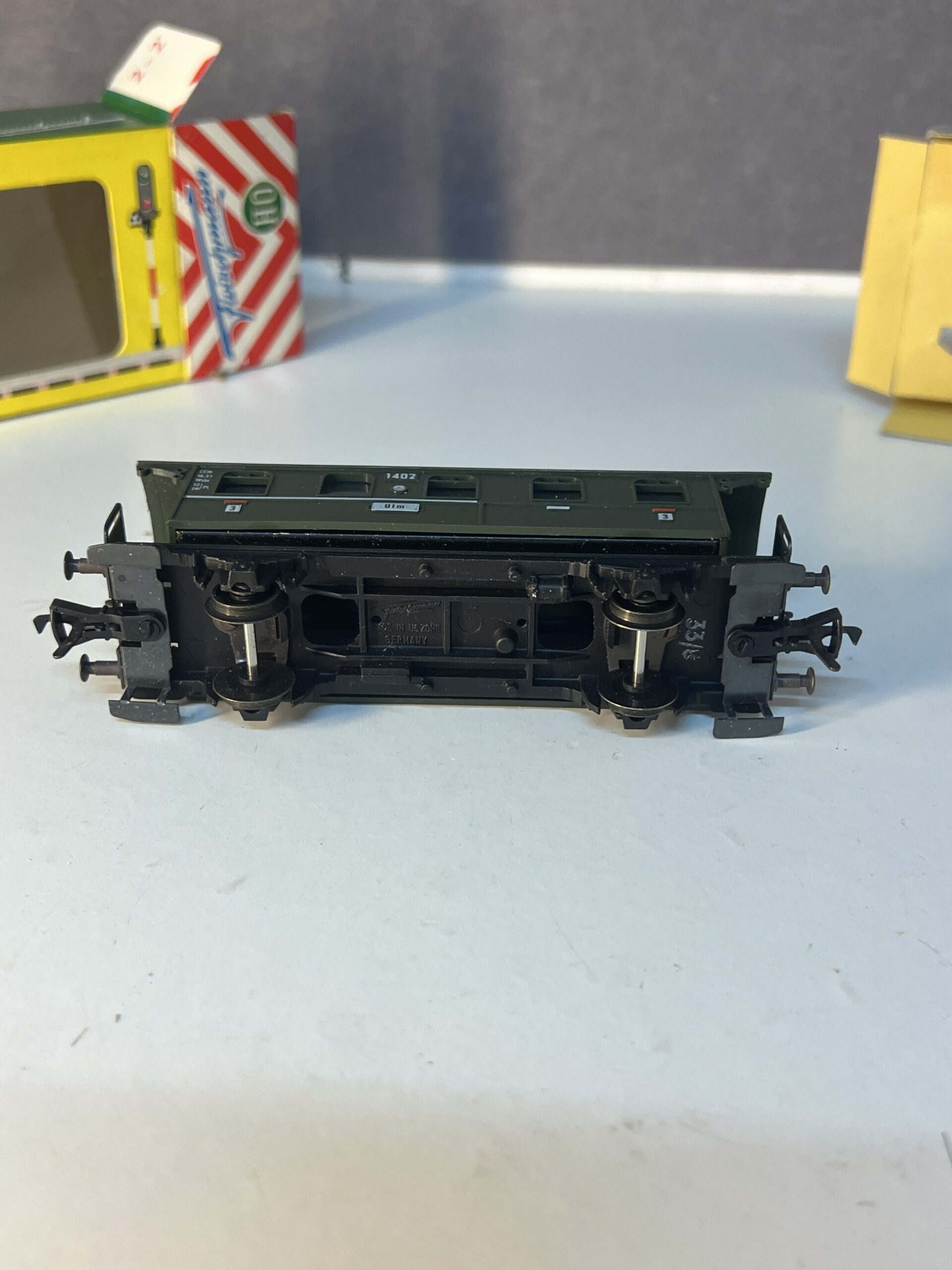 fleischmann 1402, voiture ancienne à 2 essieux type ccitr 3 kl. kpev