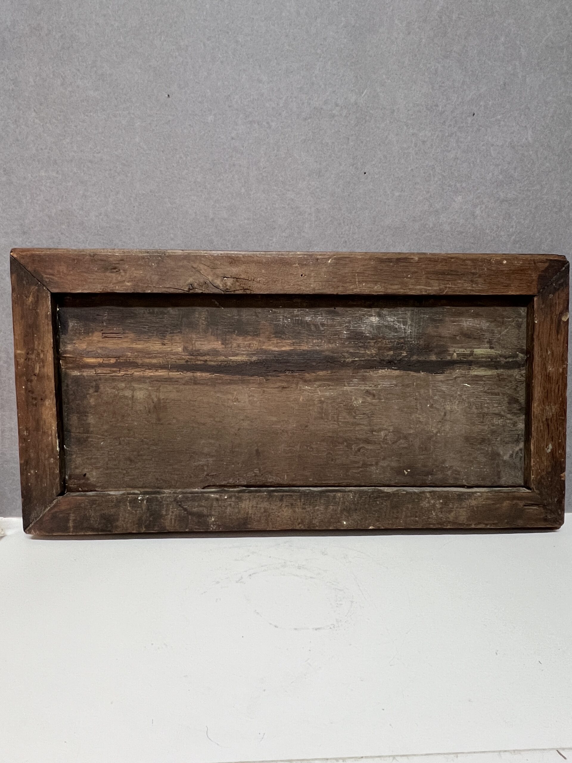 Très beau tableau religieux peint, huile sur panneau de bois, époque XVIIe siècle – Image 17