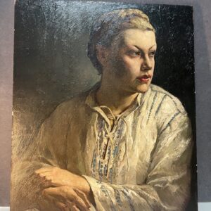 Magnifique œuvre de Clément Serveau (1886-1972) La robe Crétoise