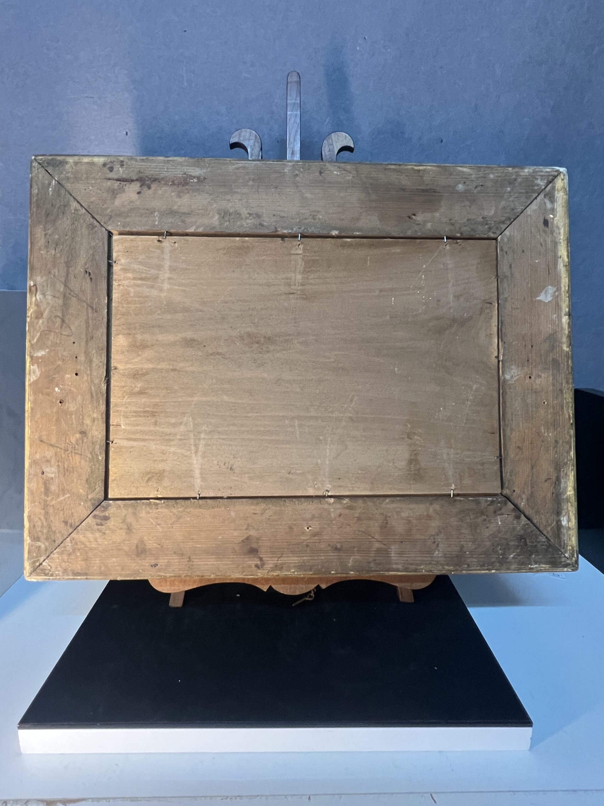 Eugène Galien-Laloue, signé sous le pseudo A. Languinais, huile sur panneau décor champêtre