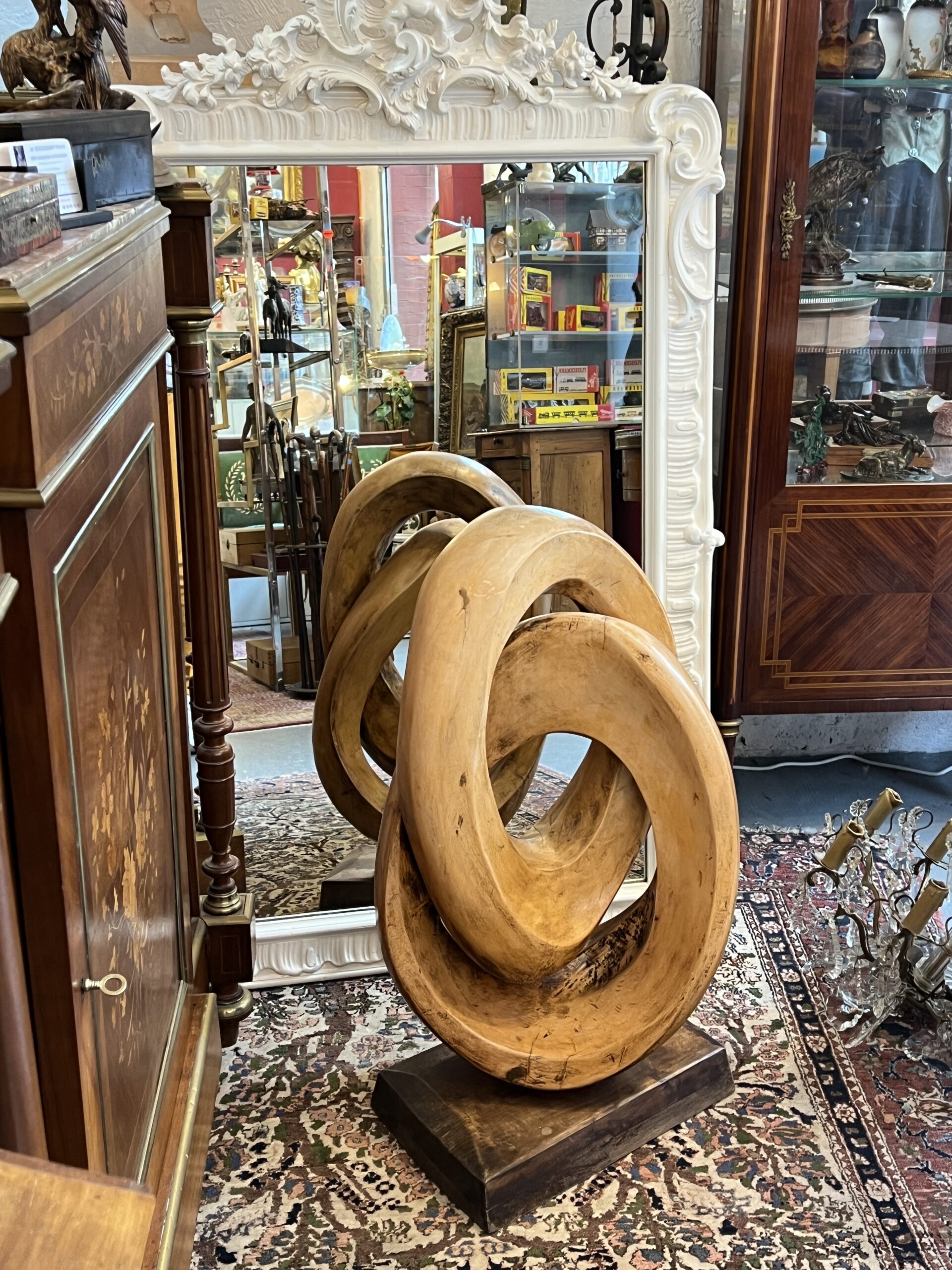 Grande sculpture signé et daté de 1989 par le sculpteur Normand Yvon ALAN, "l'attache " – Image 15