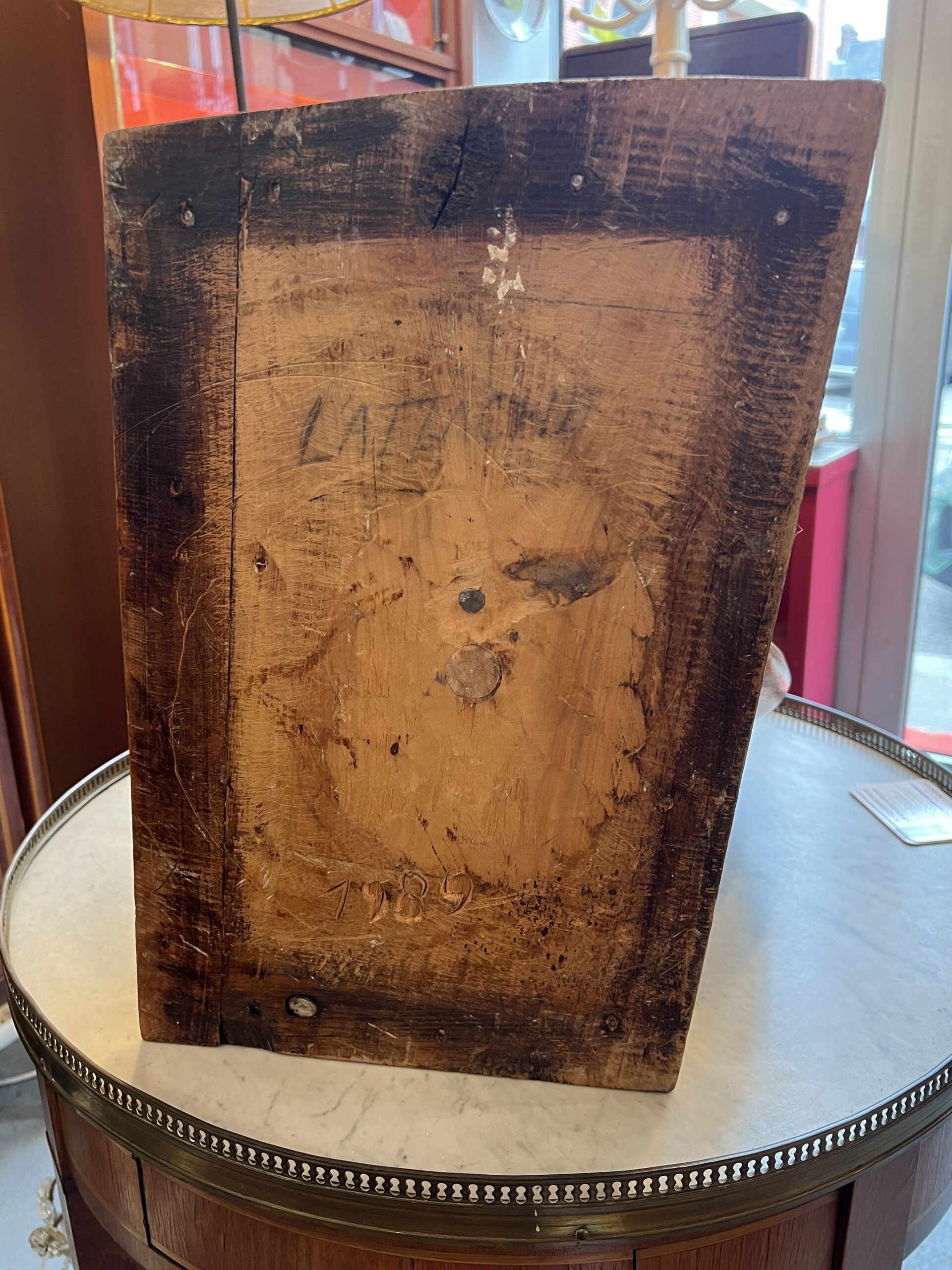 Grande sculpture signé et daté de 1989 par le sculpteur Normand Yvon ALAN, "l'attache " – Image 18