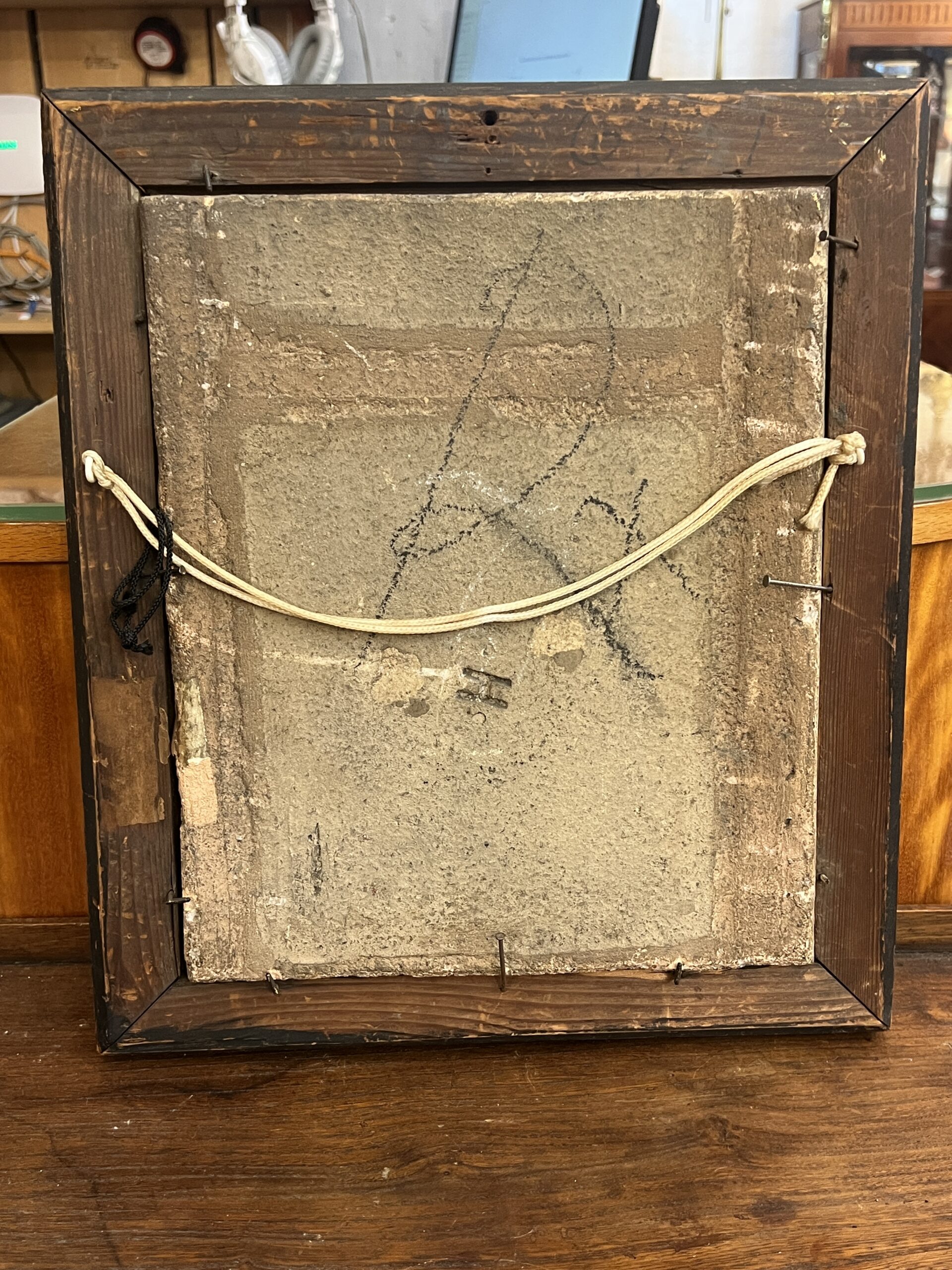 Superbe plaque de faïence Italienne XIXe siècle, décor animée de putti " l'amour " – Image 12