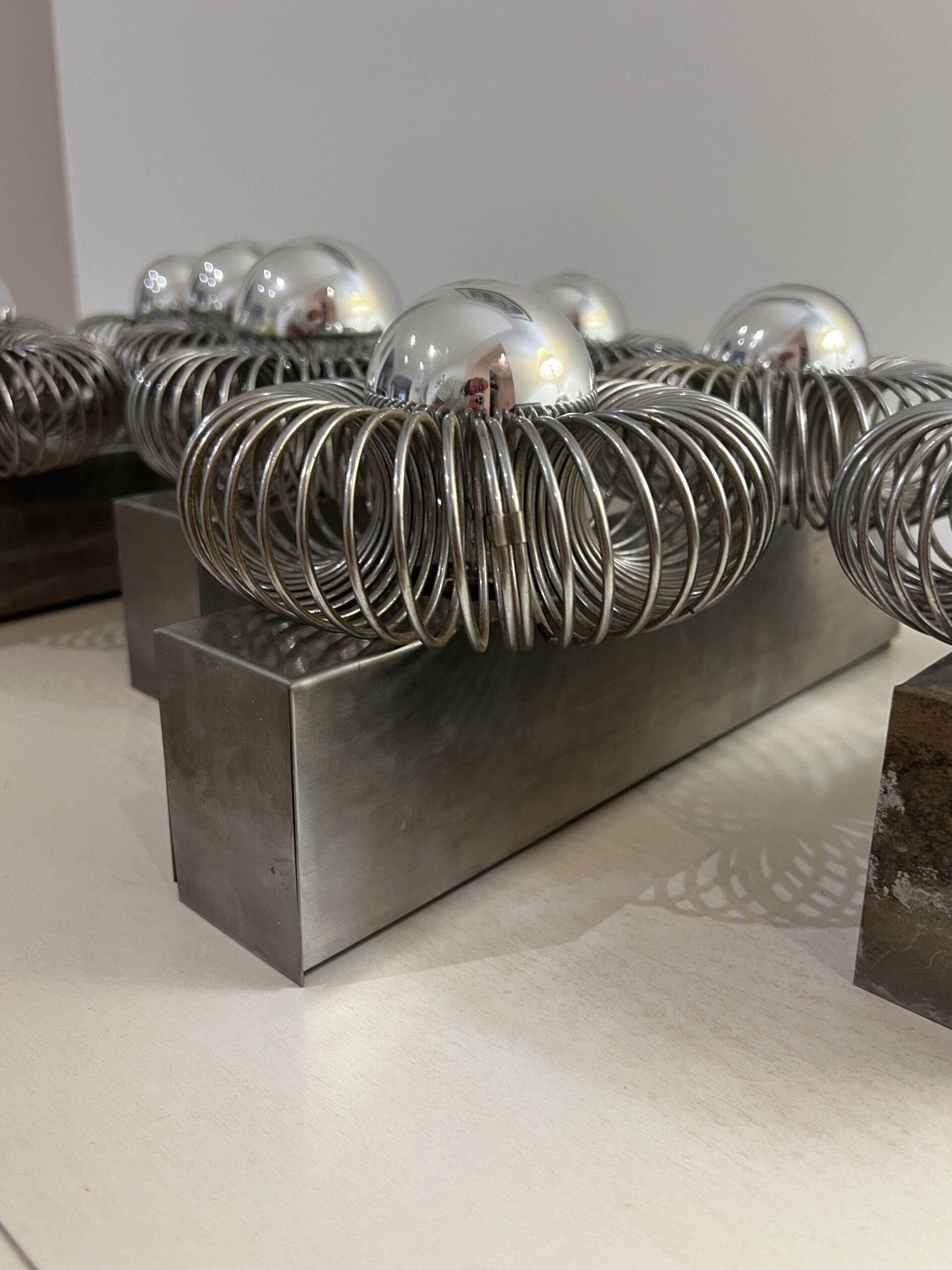 Ensemble de 5 appliques doubles à ressort de Andréa Lazzari vintage 1960