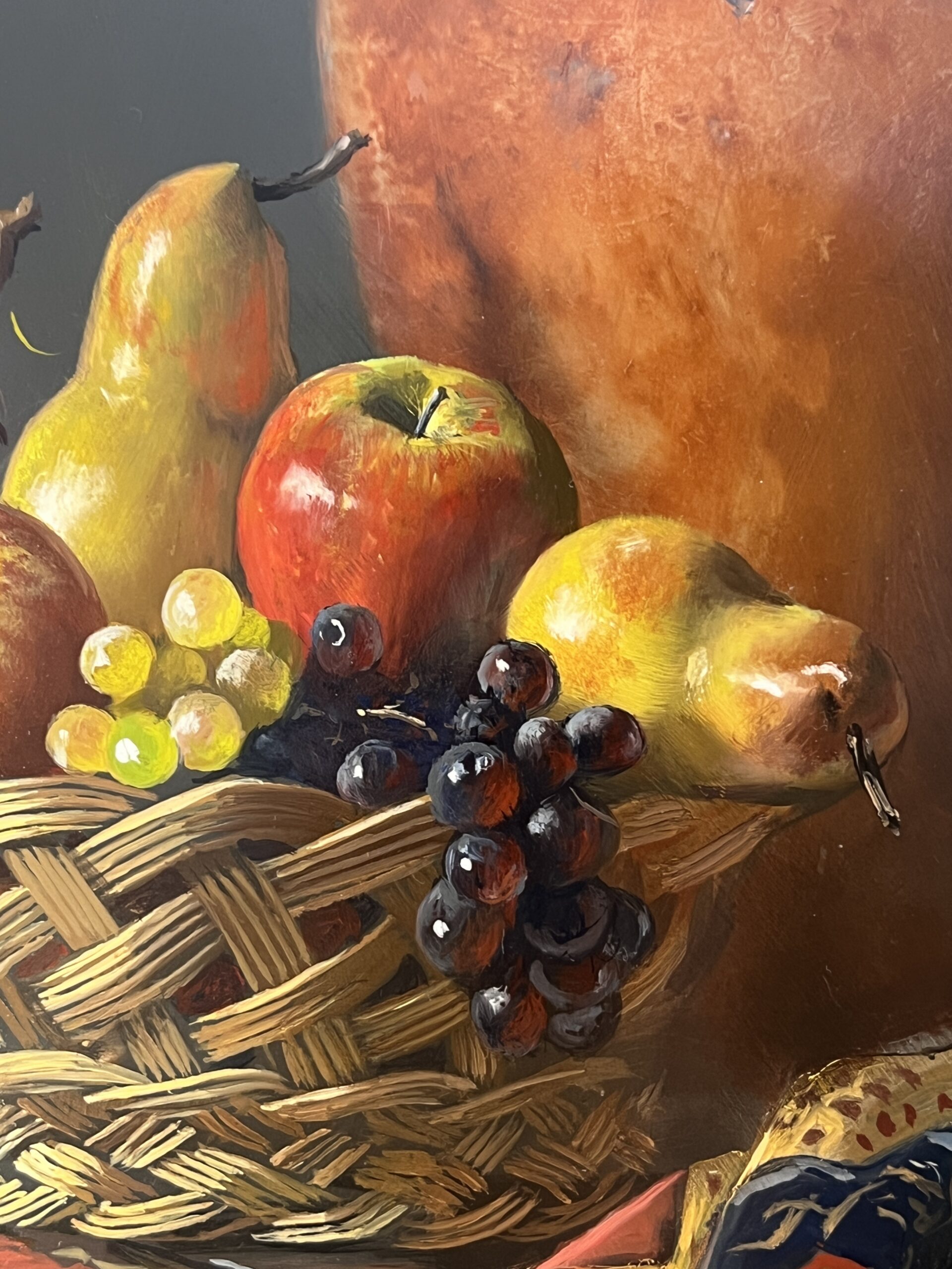 Pierre RASER " 1953 " peinture sur cuivre représentant une nature morte avec un vrai réalisme – Image 8