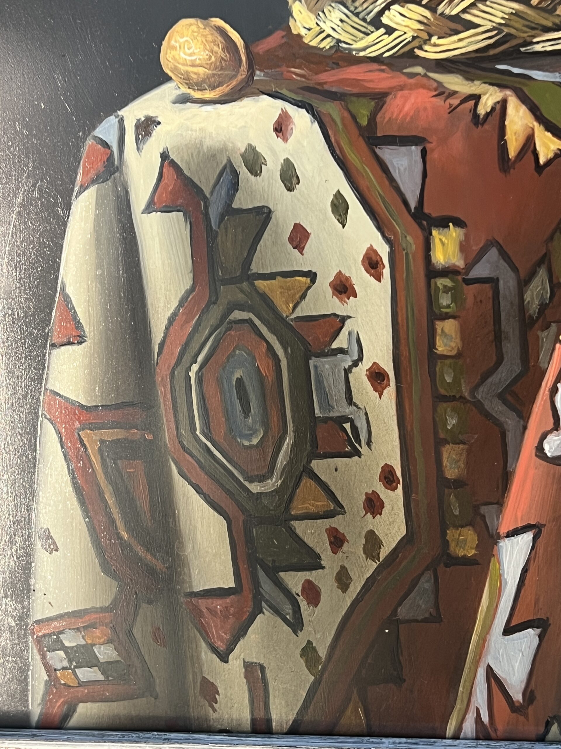 Pierre RASER " 1953 " peinture sur cuivre représentant une nature morte avec un vrai réalisme