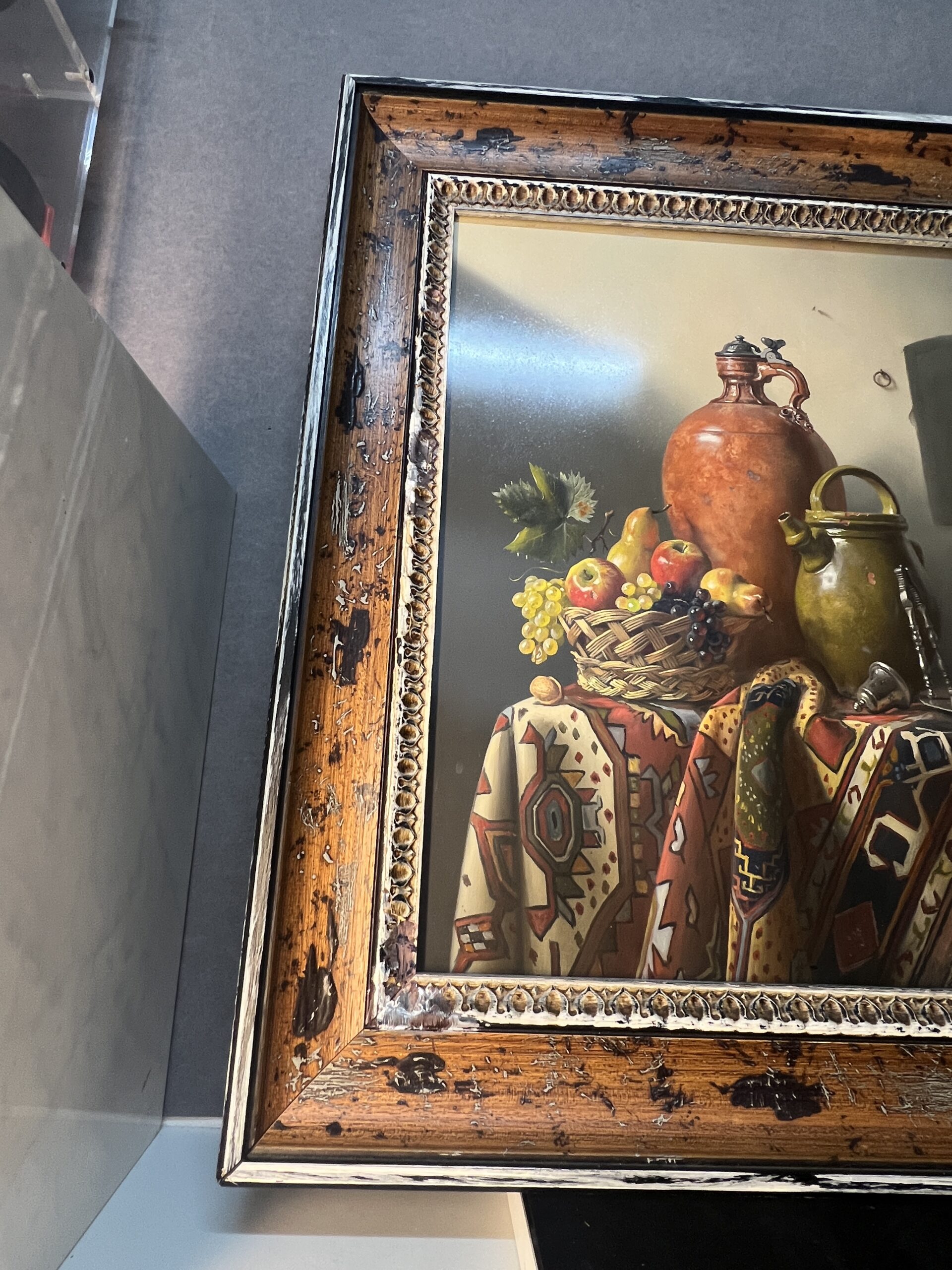 Pierre RASER " 1953 " peinture sur cuivre représentant une nature morte avec un vrai réalisme – Image 27