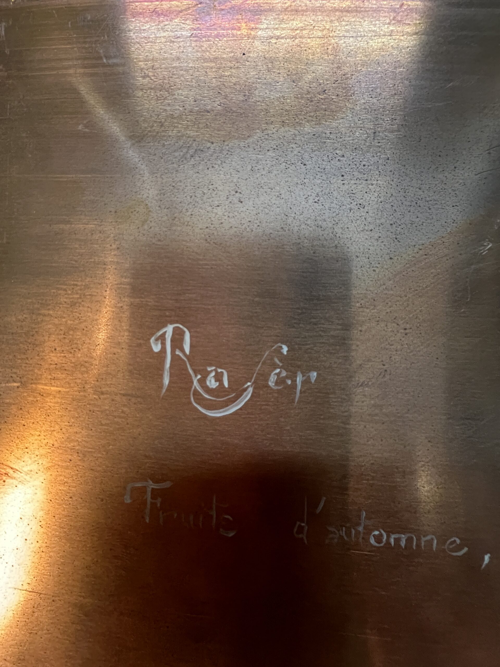 Pierre RASER " 1953 " peinture sur cuivre représentant une nature morte avec un vrai réalisme – Image 30