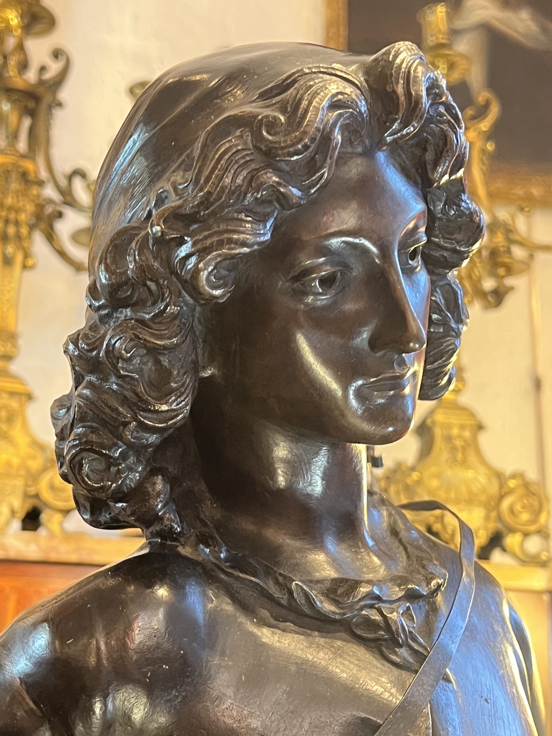Grande sculpture de Alexandre Falguière ( 1831-1900 ) intitulée " Mignon " hauteur 87 cm – Image 9