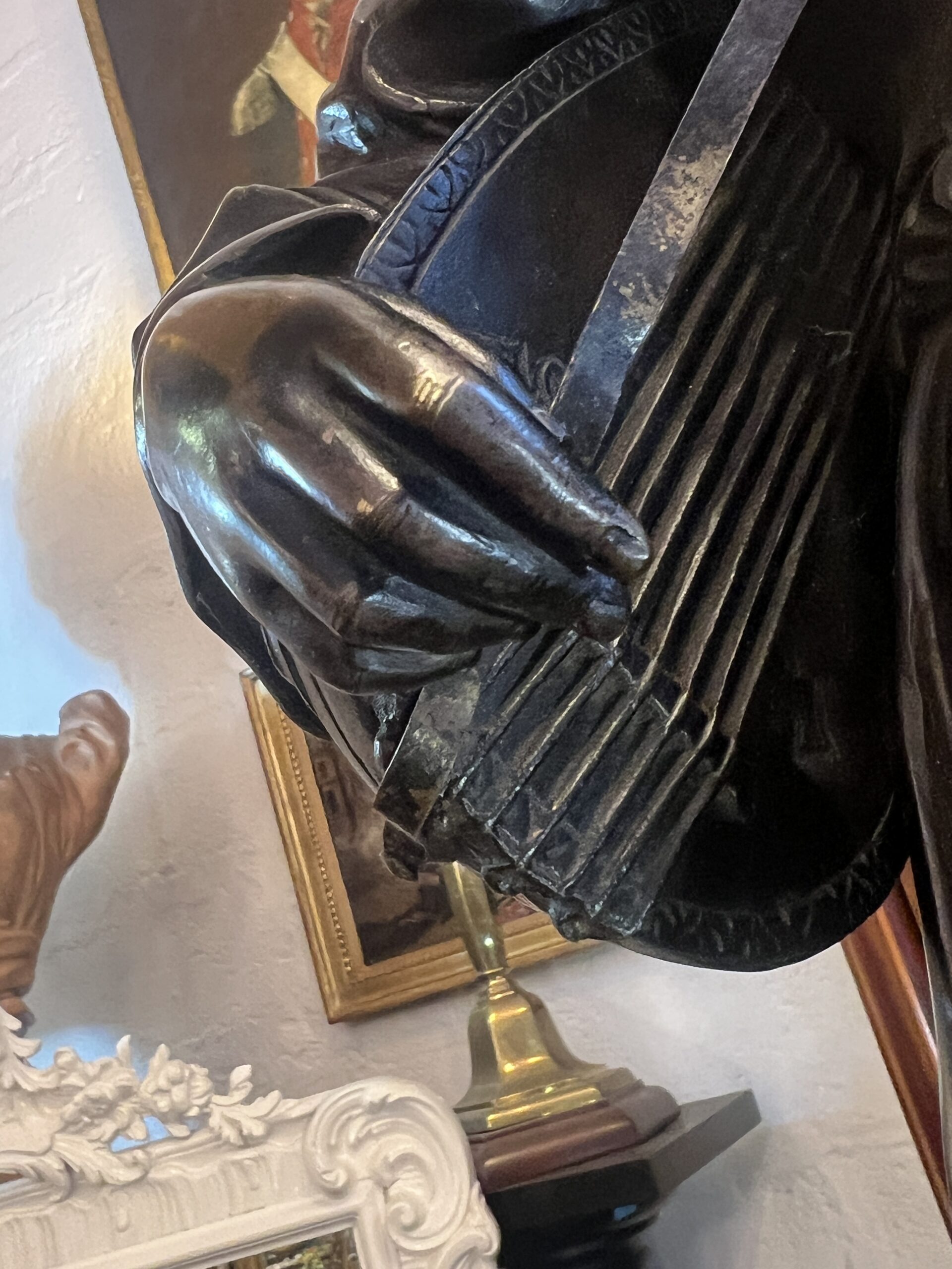 Grande sculpture de Alexandre Falguière ( 1831-1900 ) intitulée " Mignon " hauteur 87 cm – Image 16