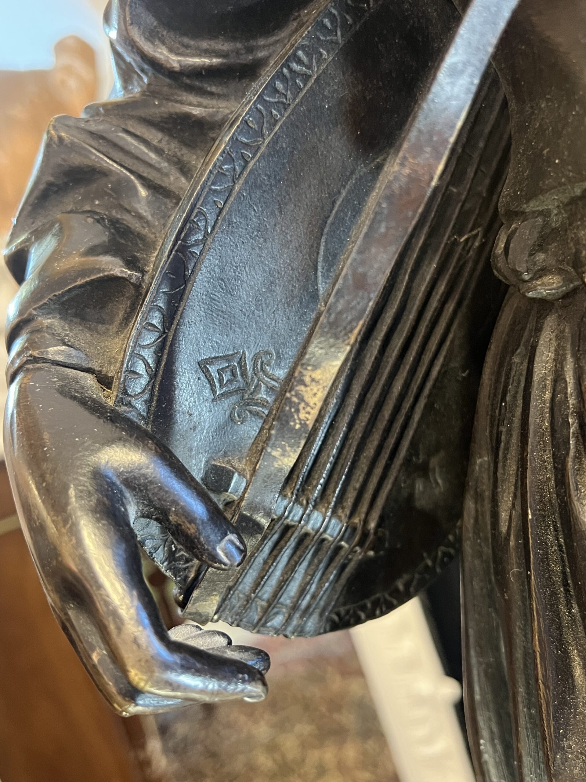 Grande sculpture de Alexandre Falguière ( 1831-1900 ) intitulée " Mignon " hauteur 87 cm