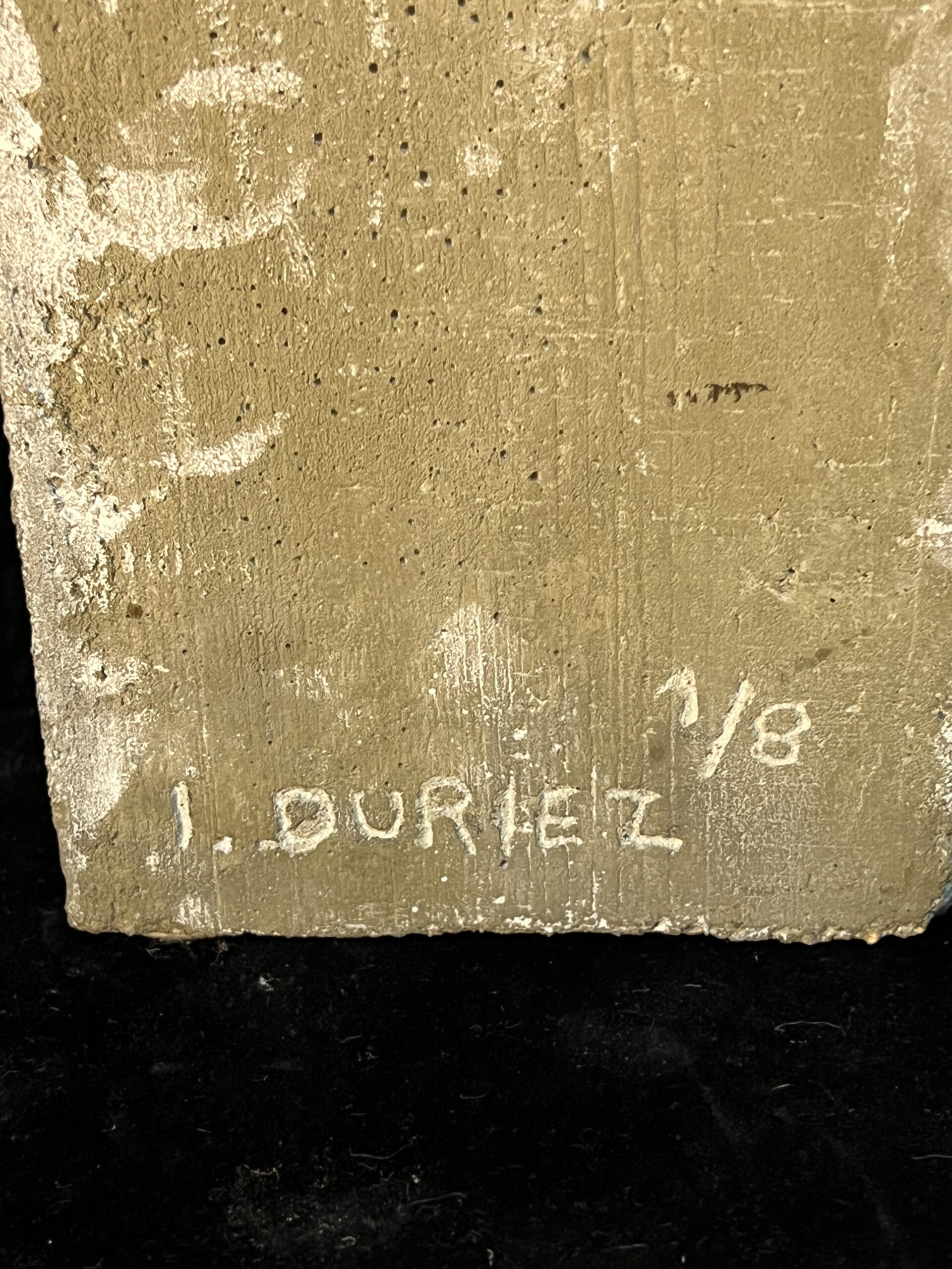 Paire de sculptures en terre cuite signées Irénée Duriez (1950) – Élégance féminine