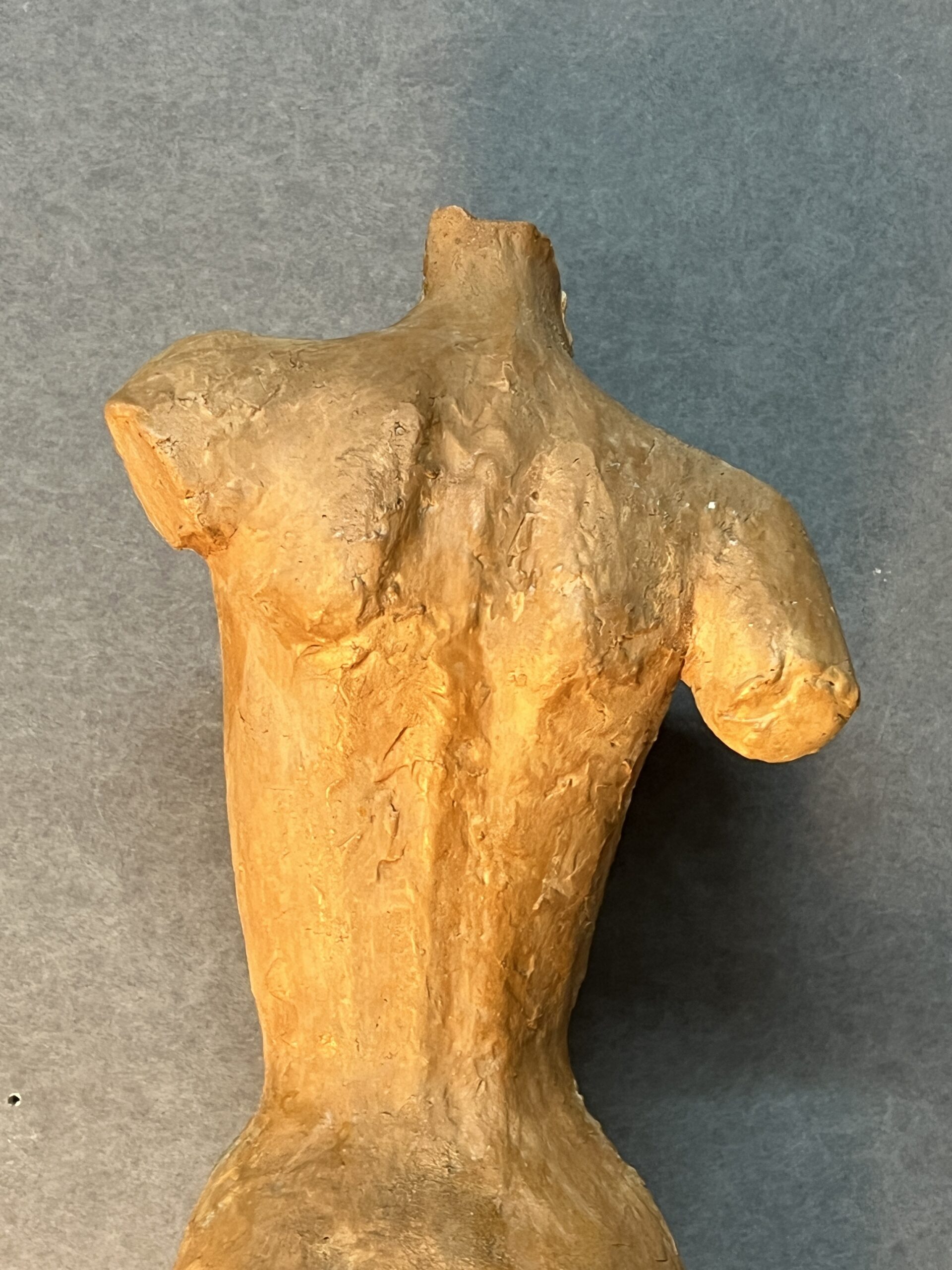 Paire de sculptures en terre cuite signées Irénée Duriez (1950) – Élégance féminine