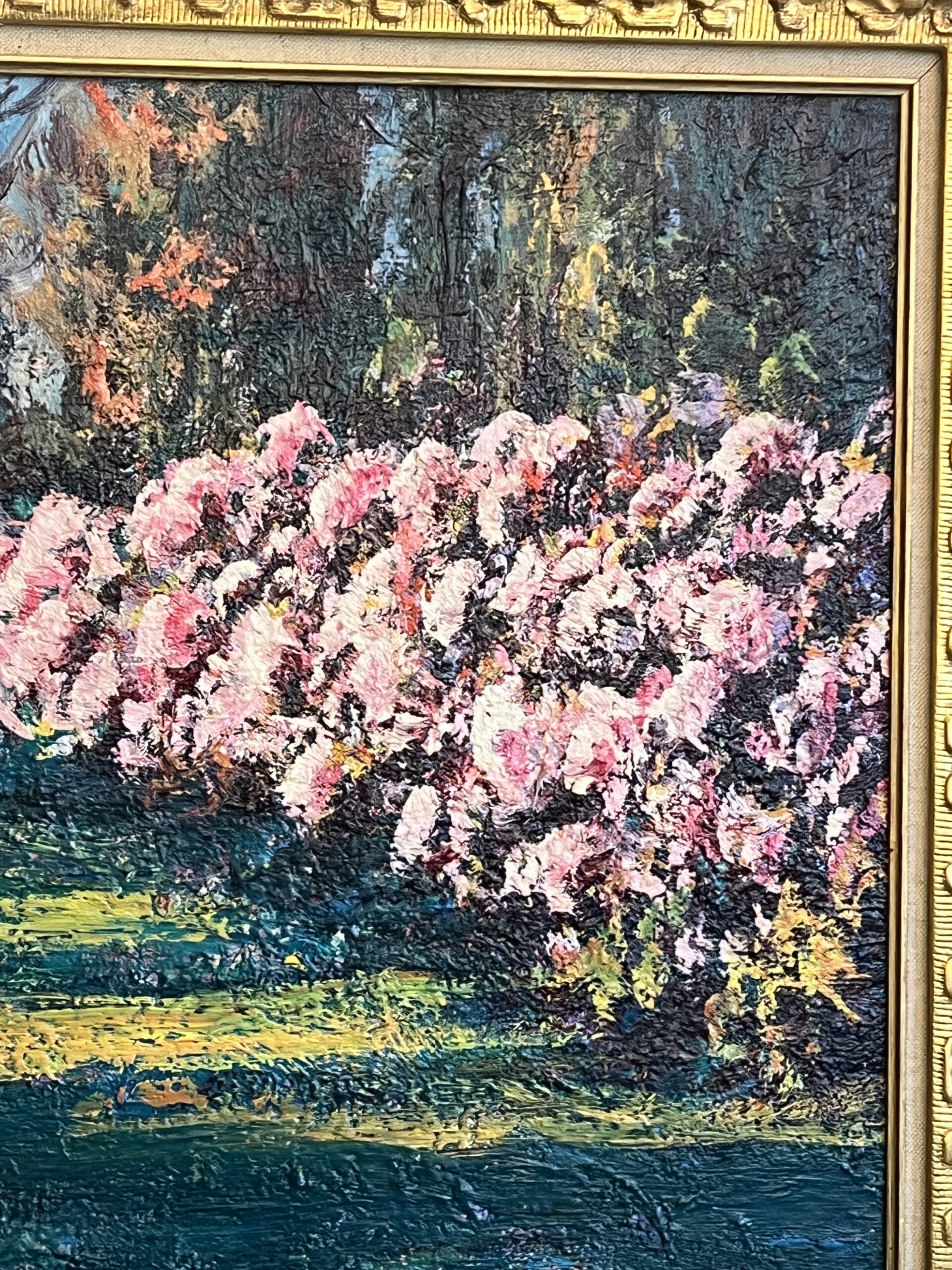 Tableau à l’huile sur toile signé Georges Ferro-Lagree. Un joyau impressionniste dans un cadre Montparnasse