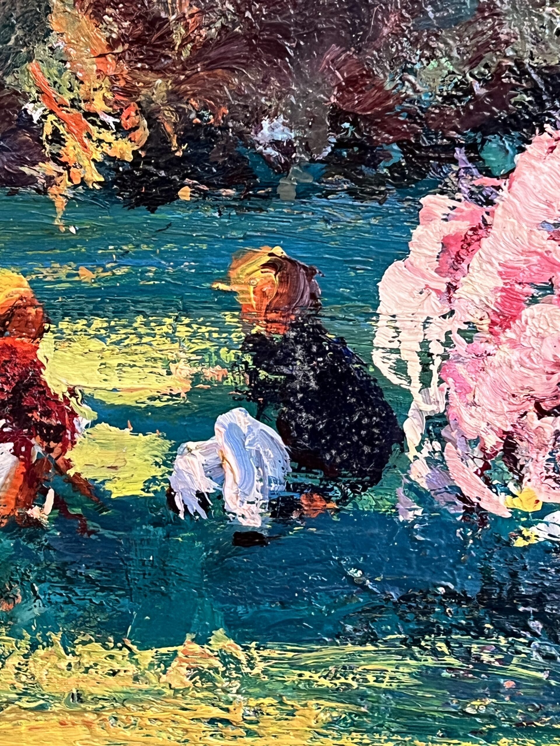 Tableau à l’huile sur toile signé Georges Ferro-Lagree. Un joyau impressionniste dans un cadre Montparnasse