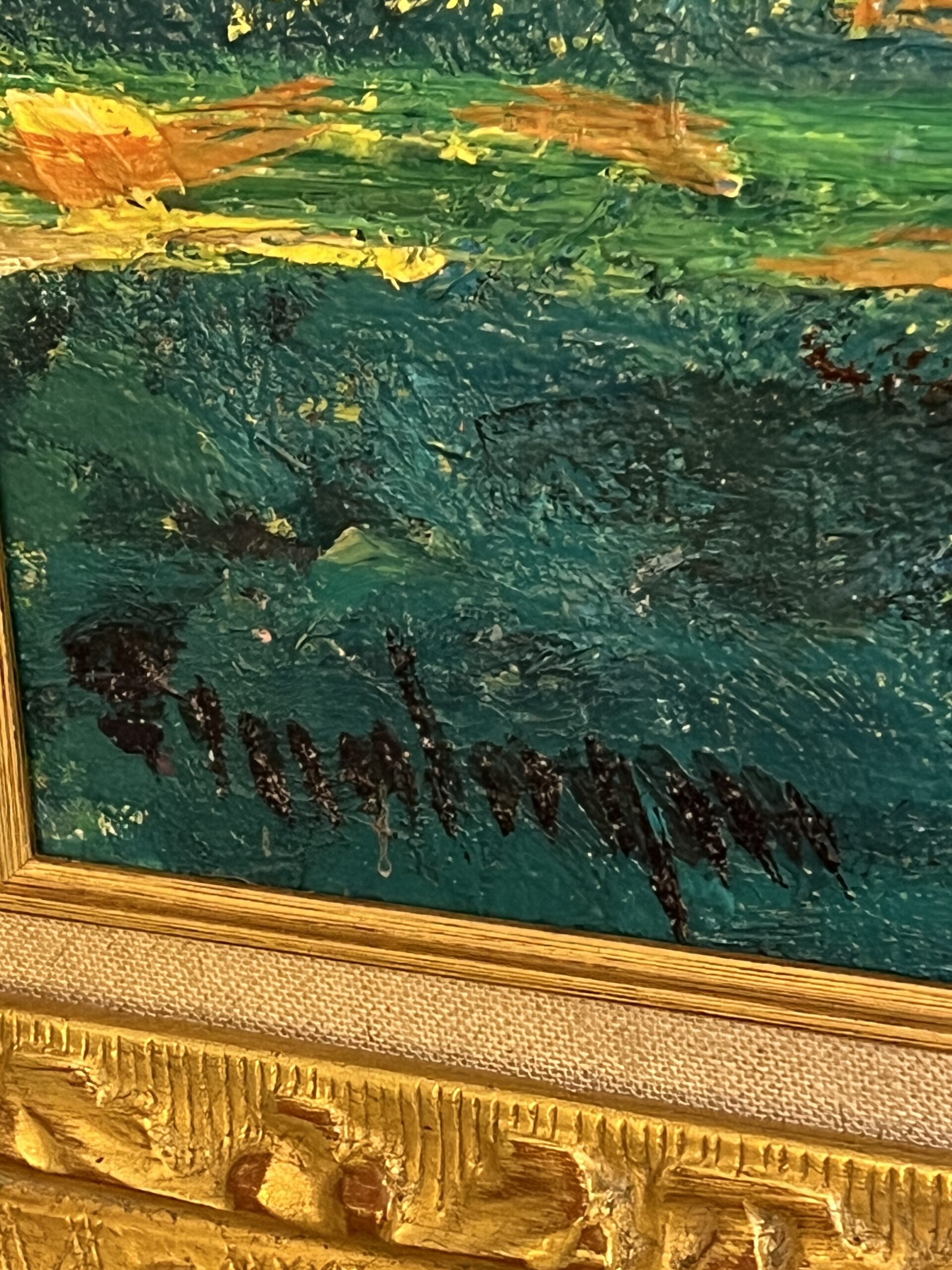 Tableau à l’huile sur toile signé Georges Ferro-Lagree. Un joyau impressionniste dans un cadre Montparnasse