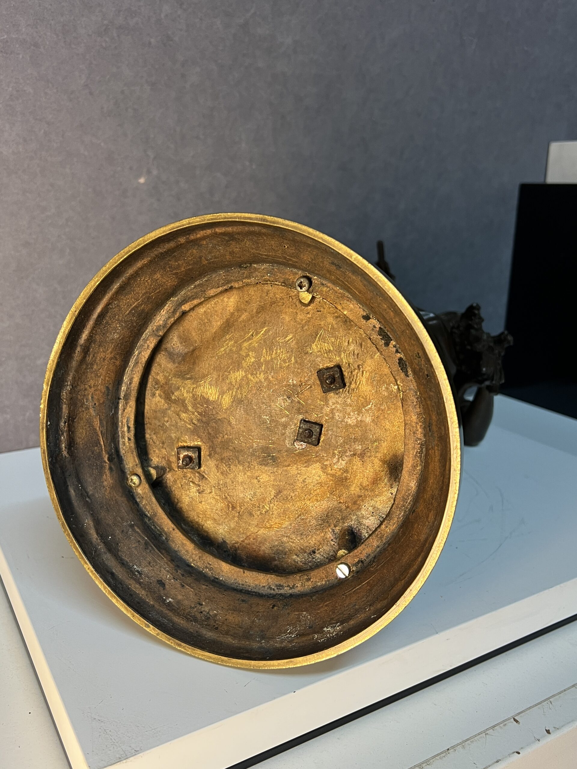 Statue en bronze "Glaneuse" d’Eugène-Antoine AIZELIN (1821-1902). H 49 cm