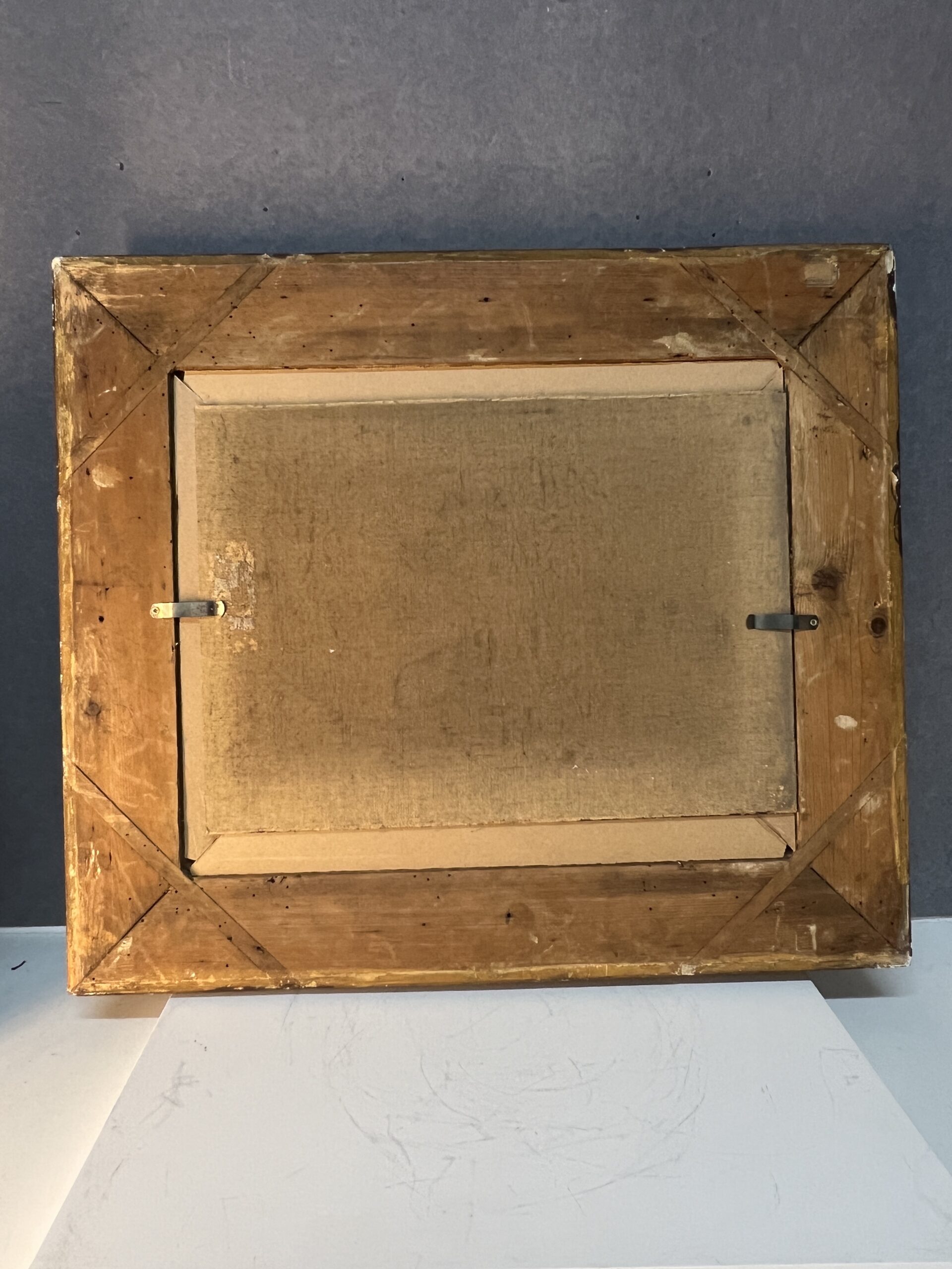 Alexandre Eugène Bellangé (1837-1895), très belle HSC représentant une petite cascade, daté 1856