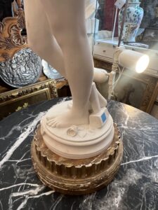 Laurent Honoré Marqueste ( 1848-1920 ) magnifique sculpture en biscuit de porcelaine de Sèvres