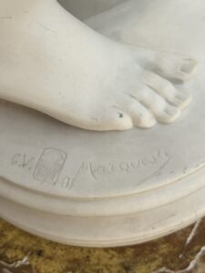 Laurent Honoré Marqueste ( 1848-1920 ) magnifique sculpture en biscuit de porcelaine de Sèvres